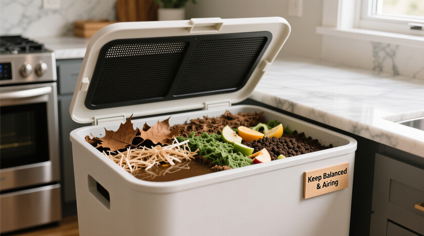 are compost bins smelly if maintained correctly and how to avoid odors