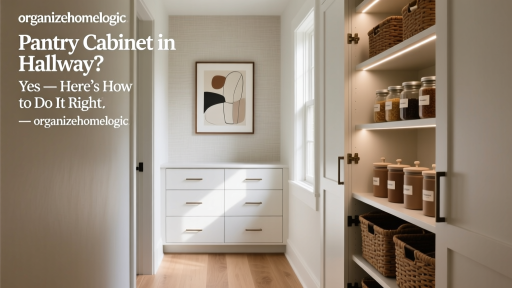 Pantry Cabinet in Hallway? Yes — Here’s How to Do It Right