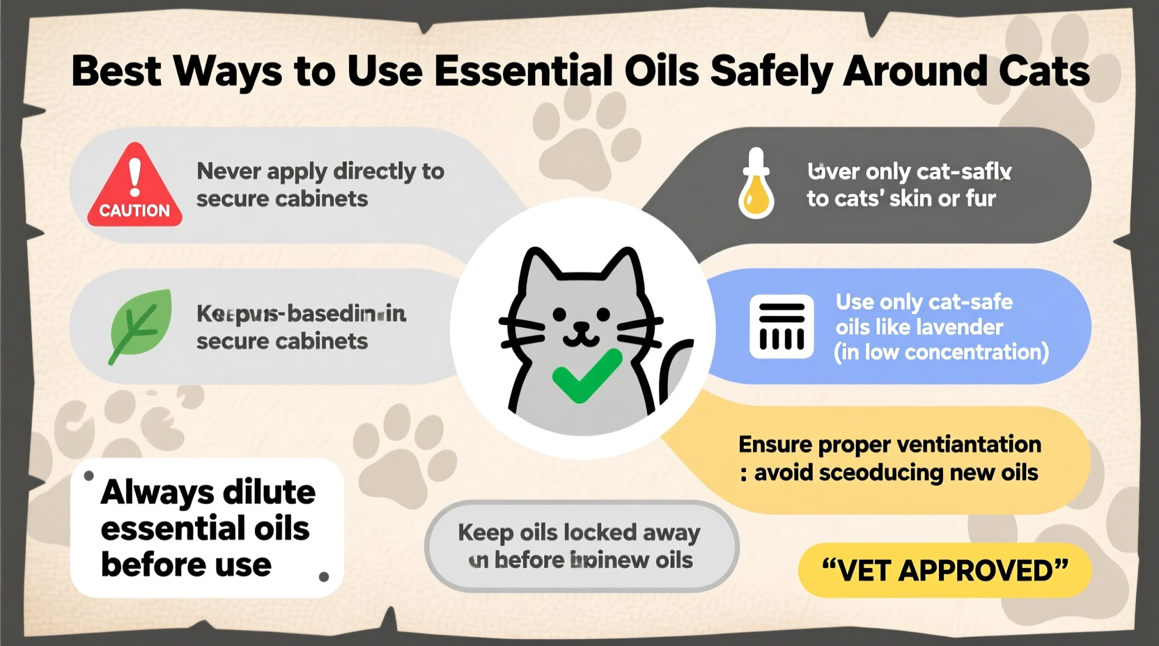 best ways to use essential oils safely around cats