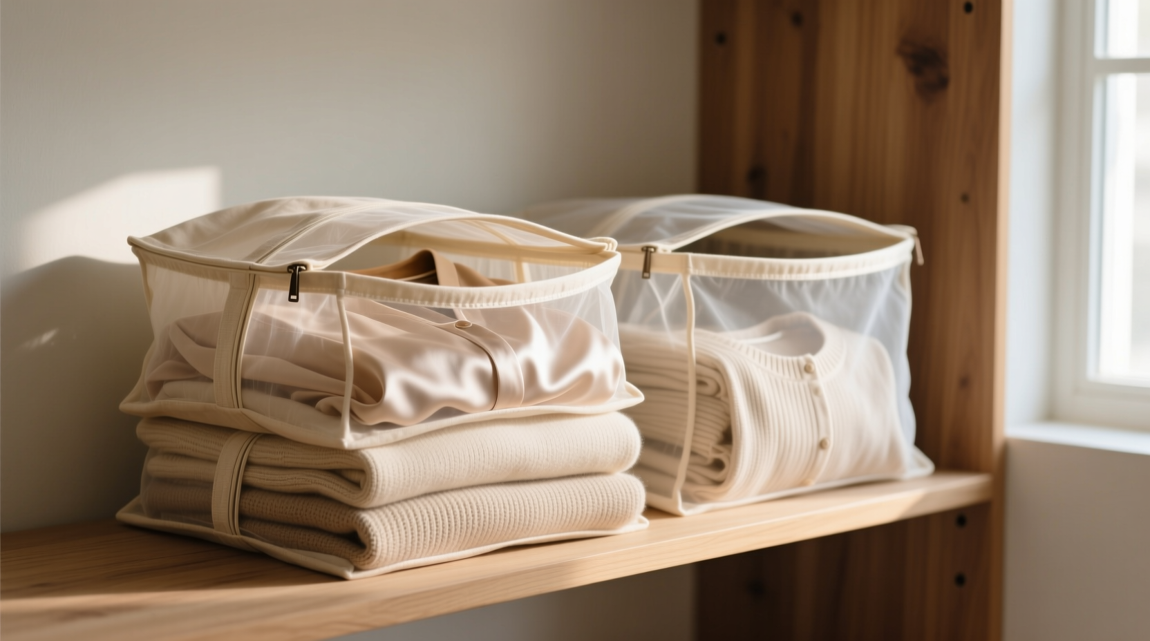 closet organization tips cotton vs vacuum bags