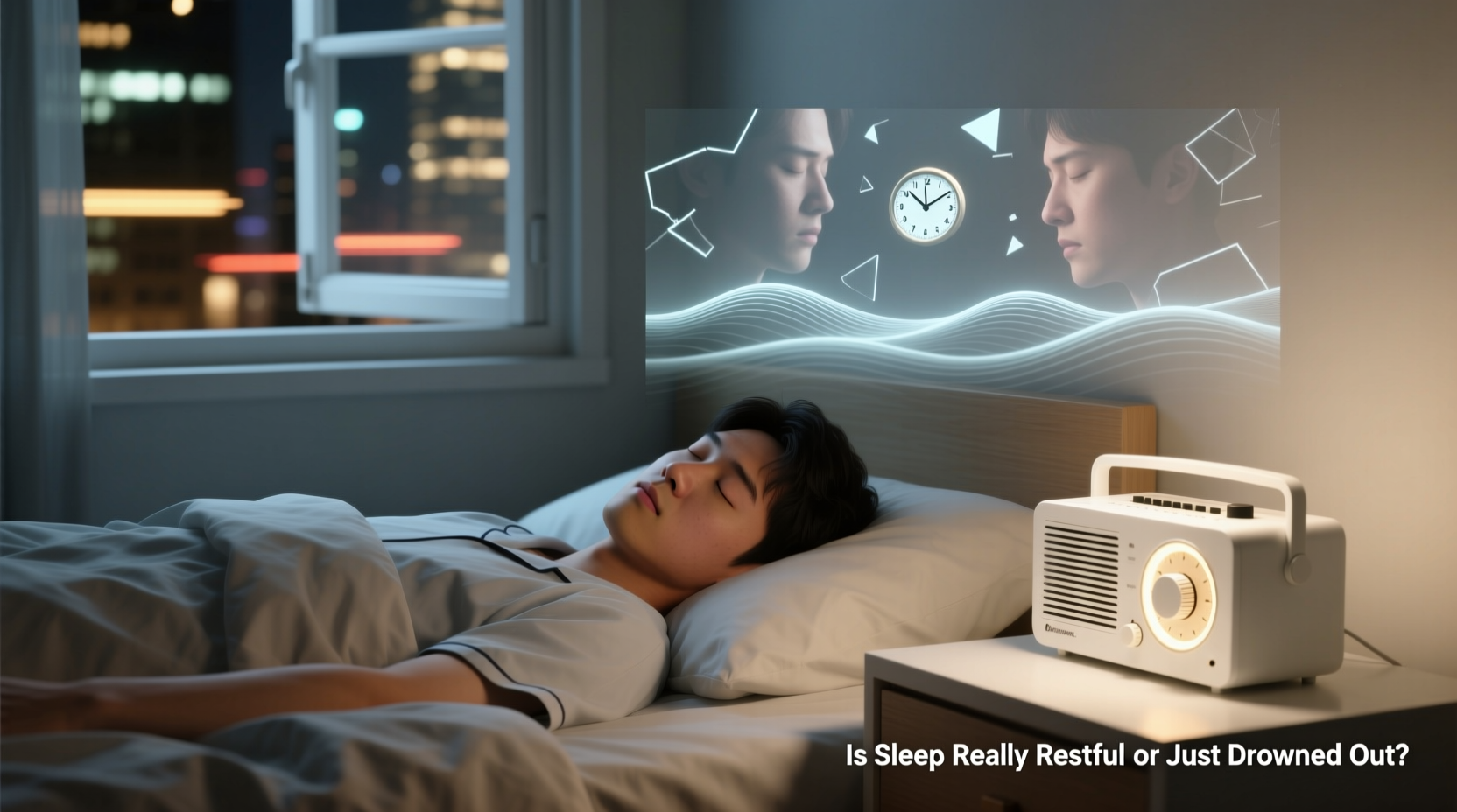 is sleeping with white noise actually improving sleep quality or masking issues