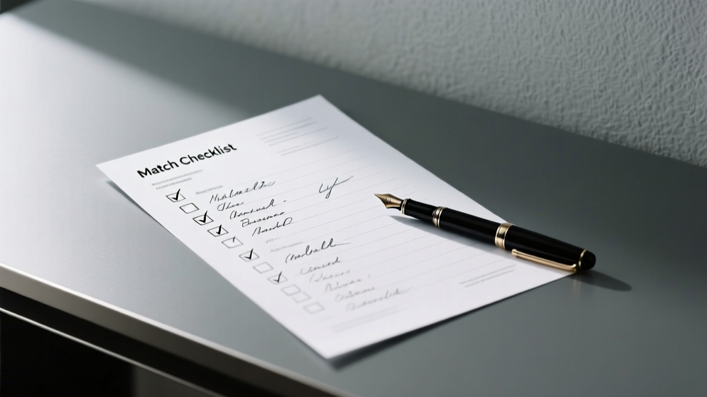 The Match Checklist: A Precision Tool for Diagram Camera Alignment and Verification