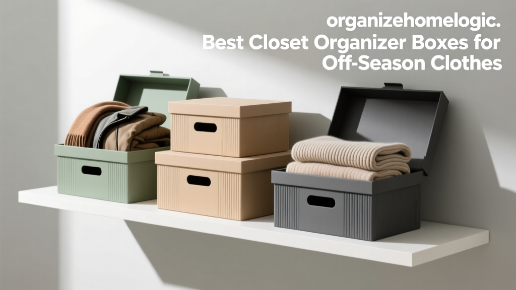 Best Closet Organizer Boxes for Off-Season Clothes