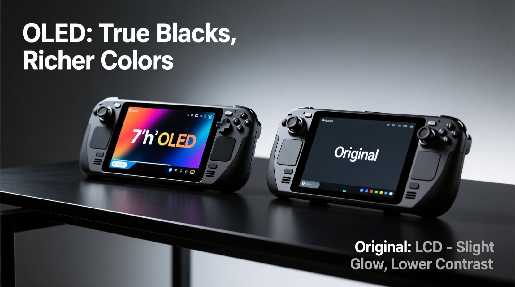 steam deck oled vs original is the screen upgrade really game changing