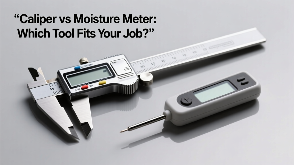Caliper vs Moisture Meter: Which Tool Fits Your Job?