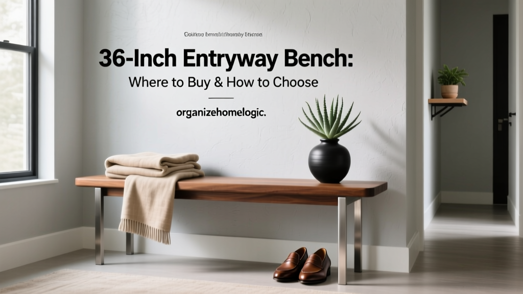 36-Inch Entryway Bench: Where to Buy & How to Choose