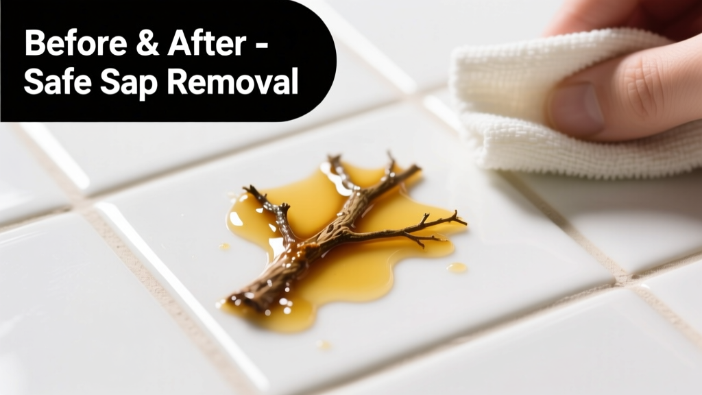 How to Remove Tree Sap from Ceramic Surfaces Safely