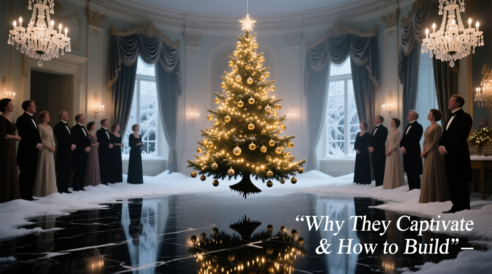 floating christmas tree illusions why they captivate guests and how to build one