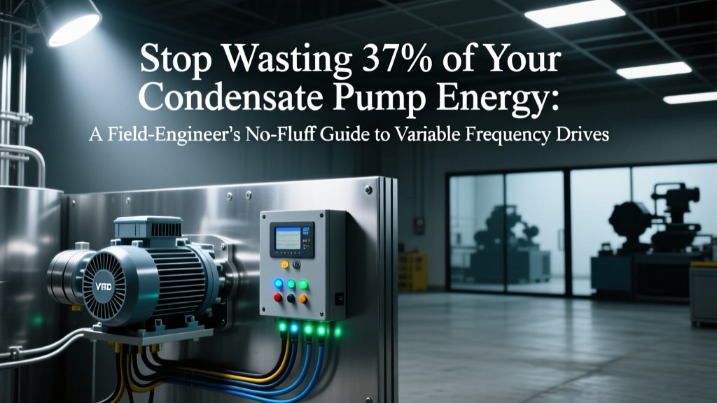 Save 37% Energy with VFD for Condensate Pumps