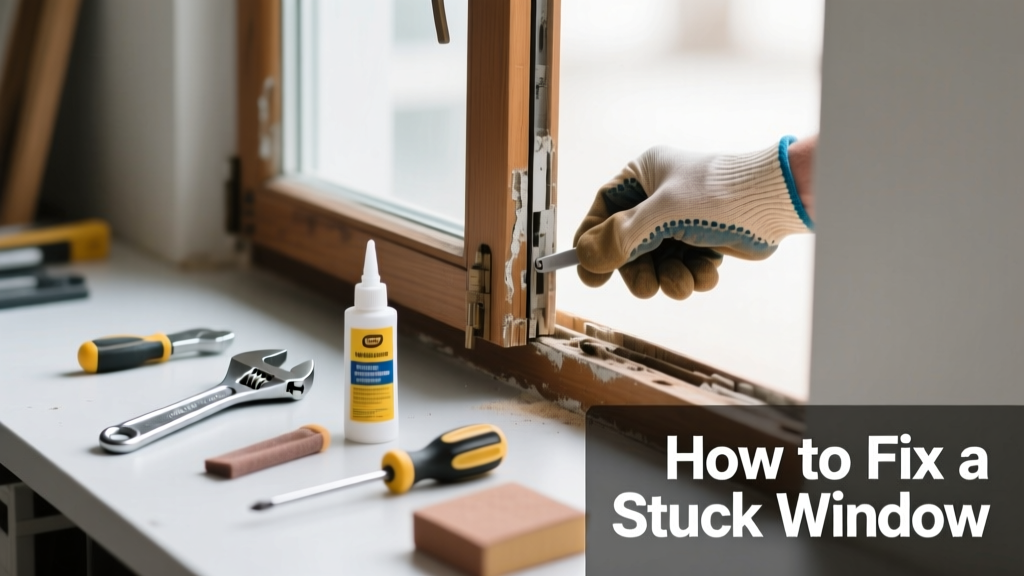 How to Fix a Stuck Window: DIY Repair Guide