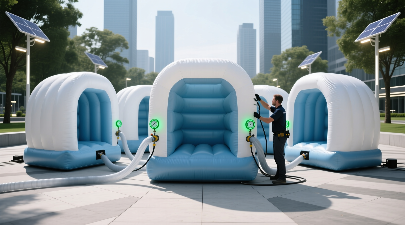 how to clean inflatable gaming lounge pods