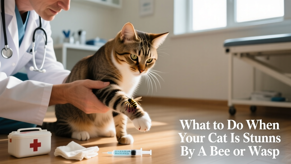 What To Do When Your Cat Is Stung by a Bee or Wasp