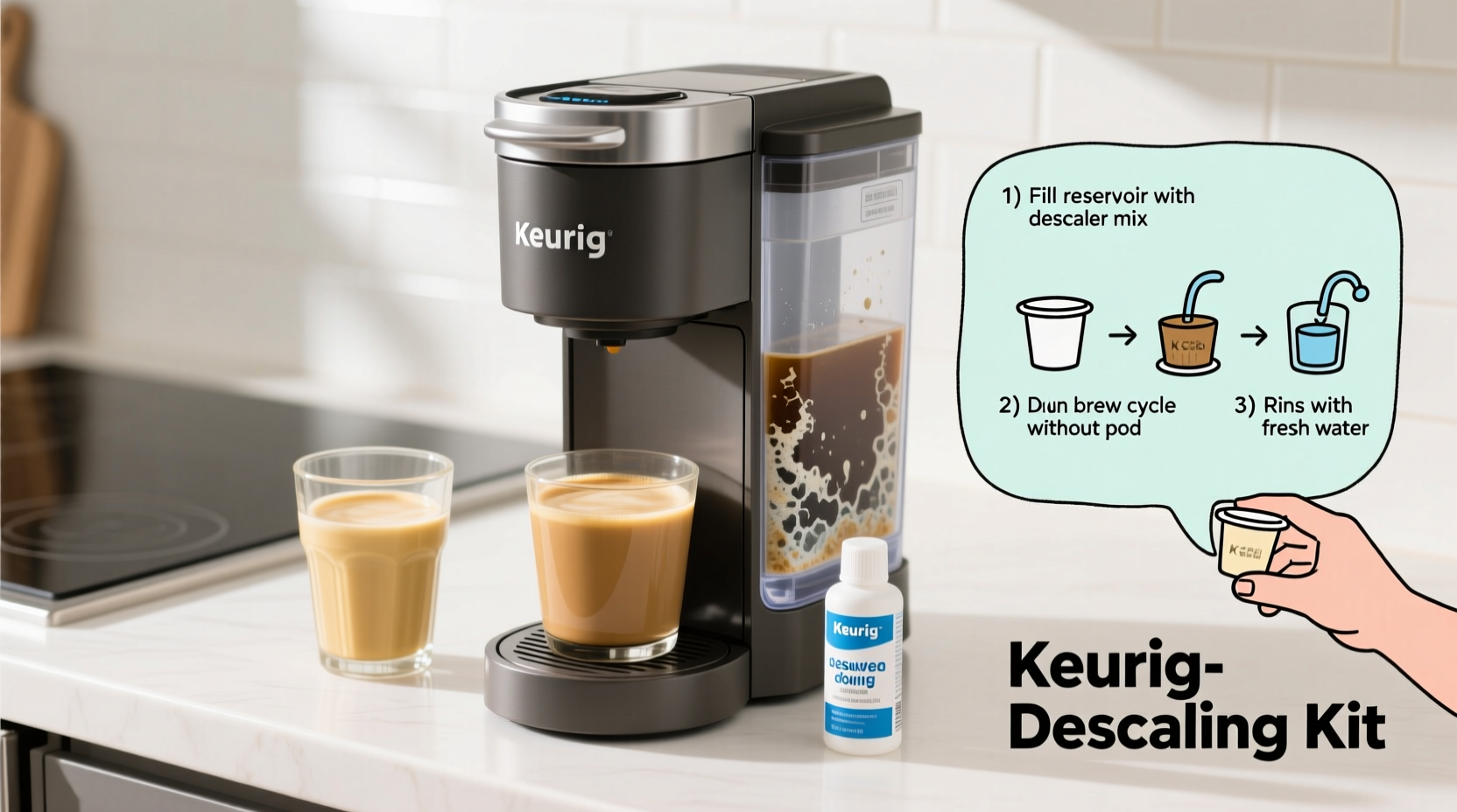 why does my keurig coffee taste watered down simple descaling tips