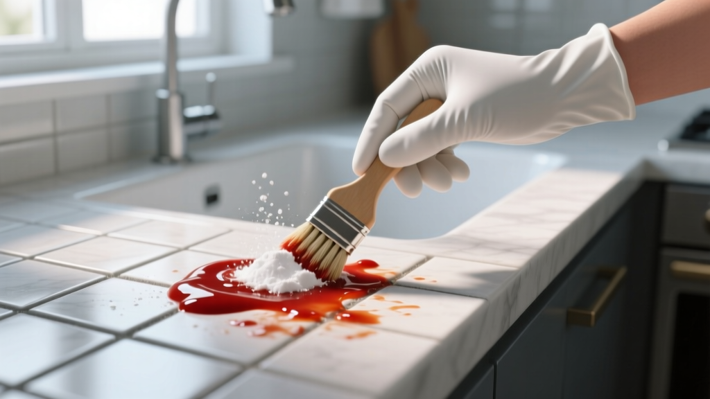 Best Tested Method: How to Get Ketchup Out of Grout