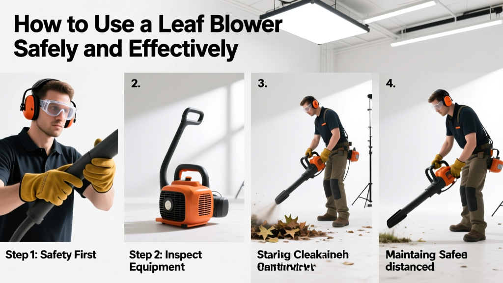 How to Use a Leaf Blower Safely and Effectively