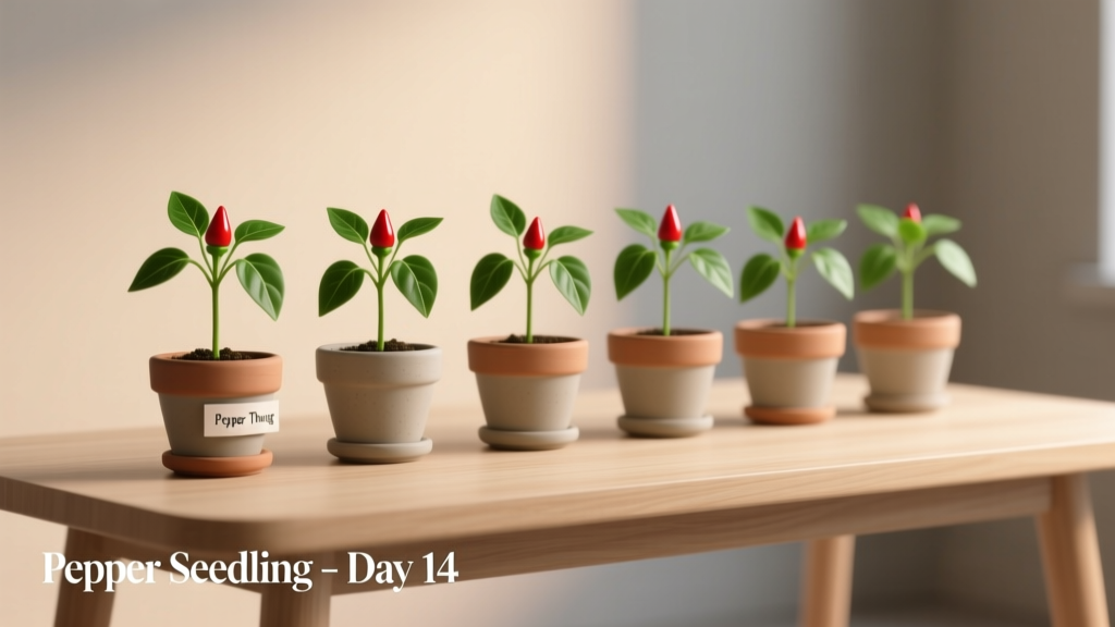 Pepper Planting Indoors: Succulent-Style Method