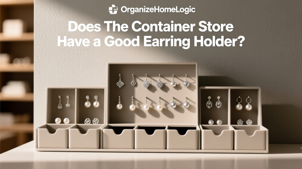 Does The Container Store Have a Good Earring Holder?