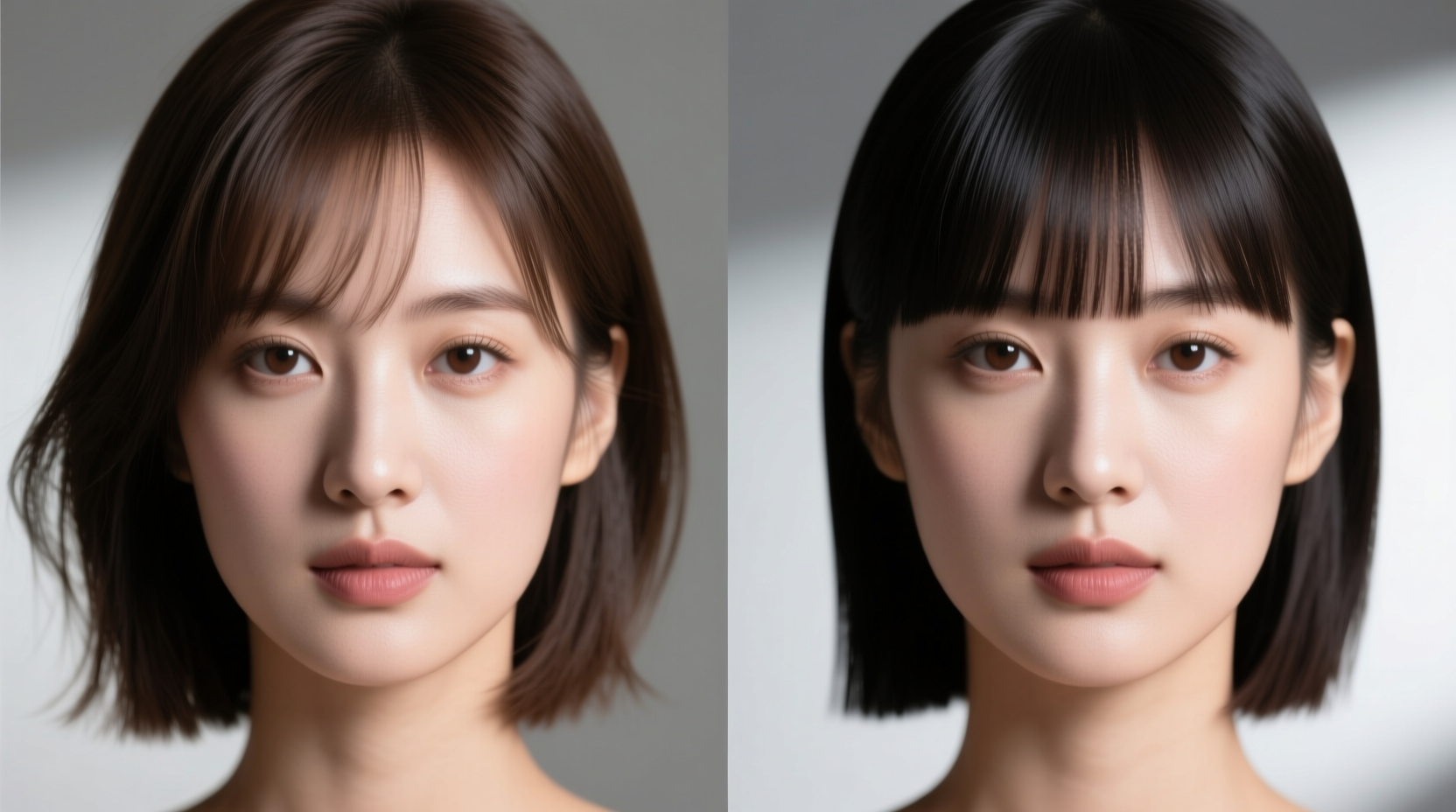 curtain bangs vs full fringe which complements high cheekbones best