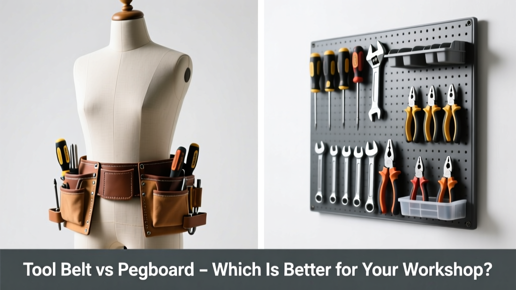 Tool Belt vs Pegboard: Which Is Better for Your Workshop?