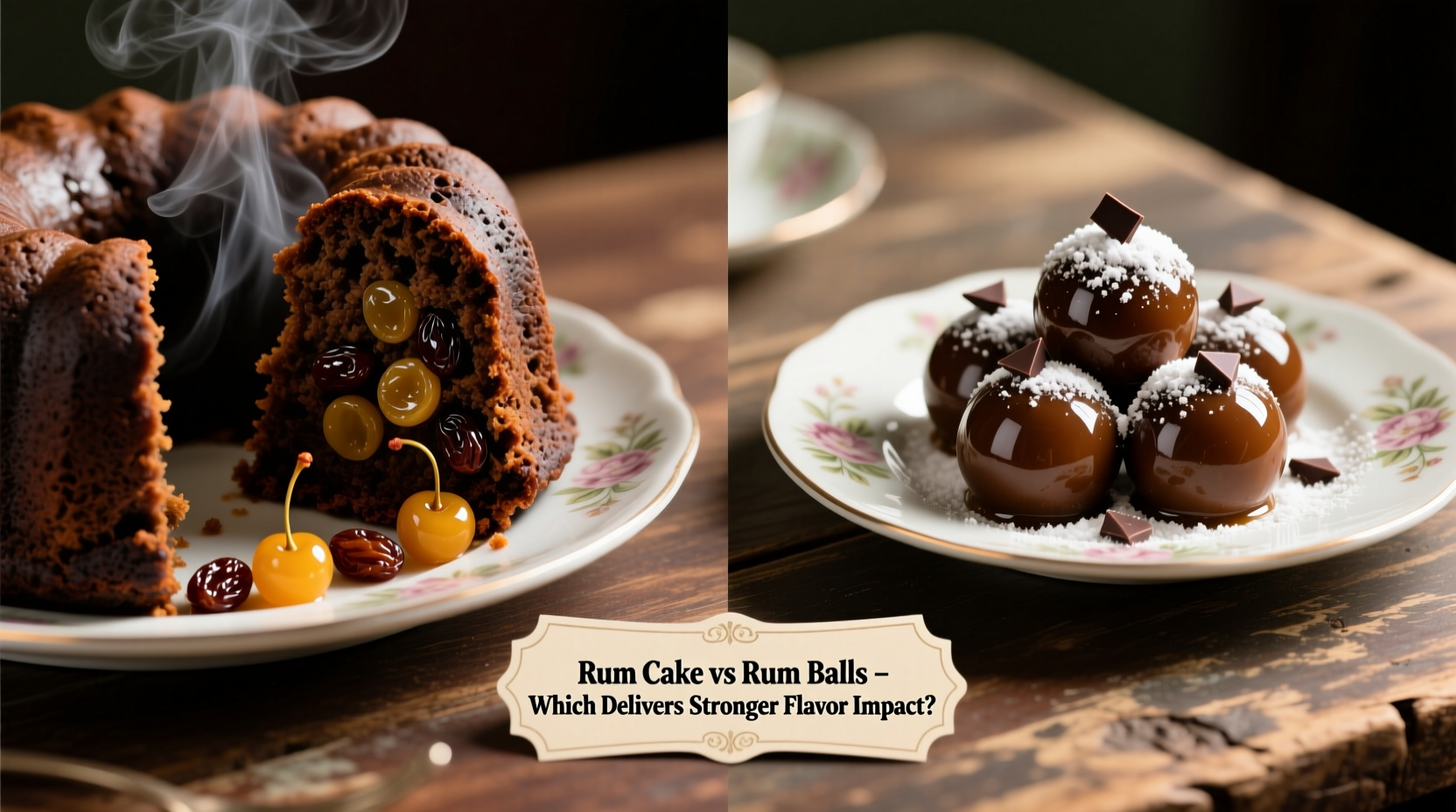 rum cake vs rum balls which dessert delivers stronger flavor impact
