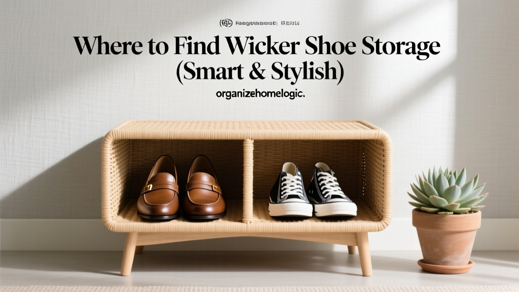 Where to Find Wicker Shoe Storage (Smart & Stylish)