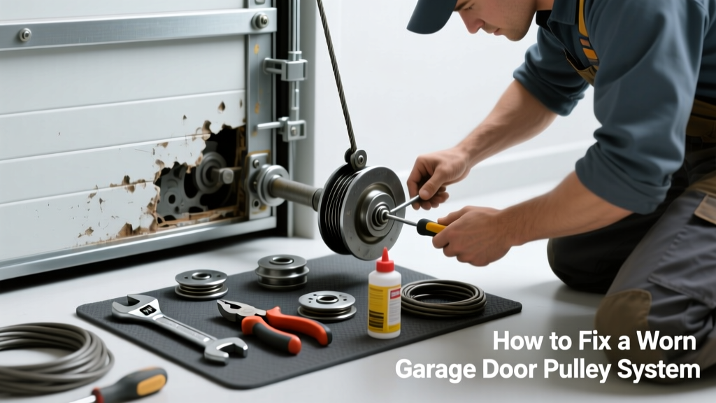 How to Fix a Worn Garage Door Pulley System