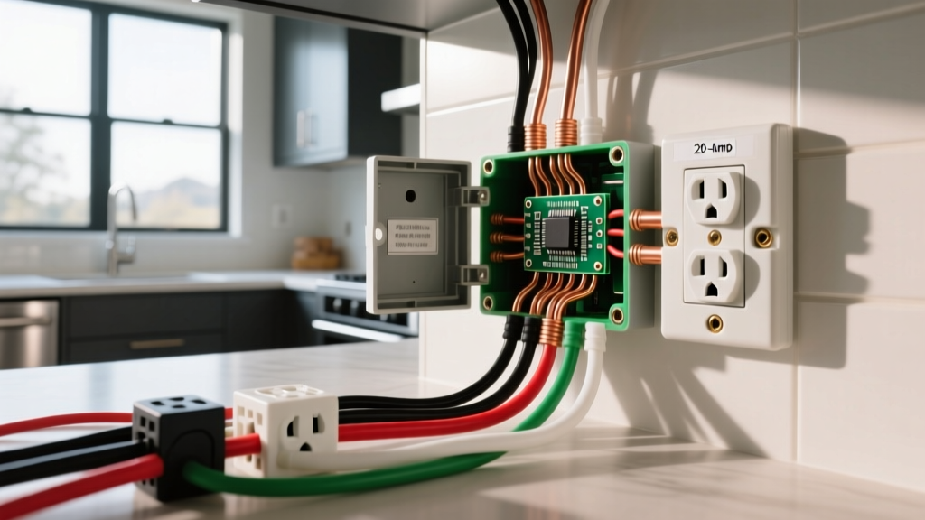 Wiring Outlet Devices on 20-Amp Kitchen Circuits: Pro Guide