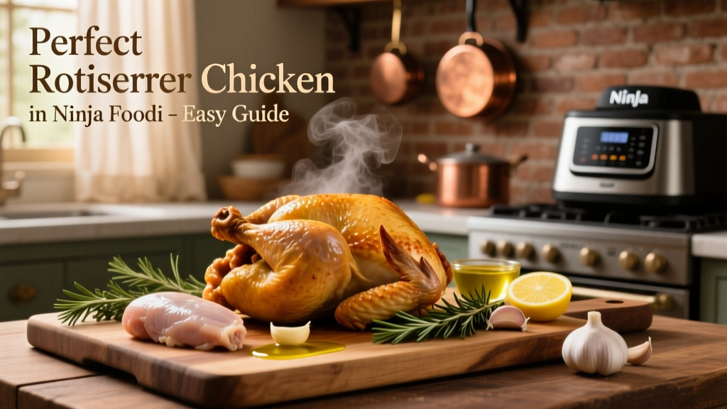 Perfect Rotisserie Chicken in Ninja Foodi (Easy Guide)
