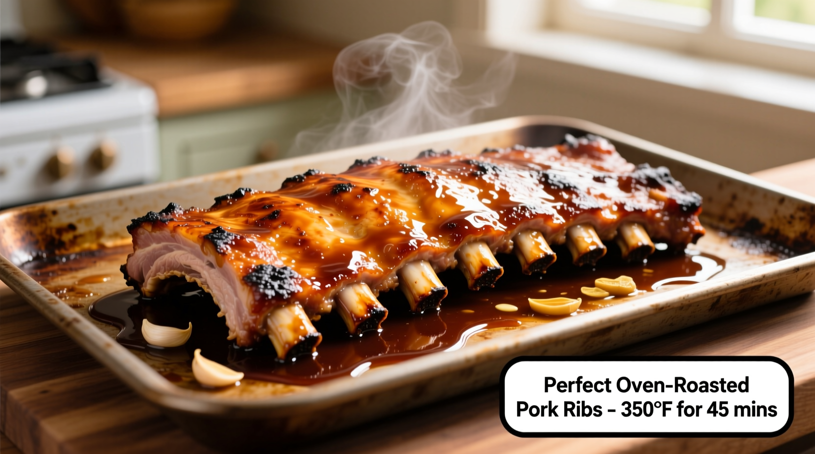 how to cook boneless pork ribs in the oven