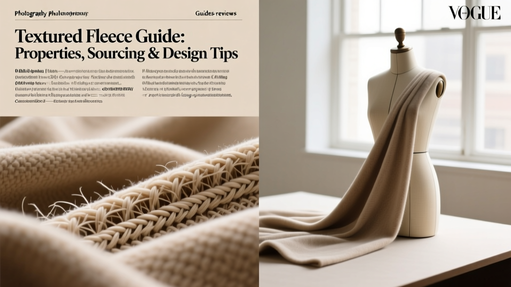 Textured Fleece Guide: Properties, Sourcing & Design Tips