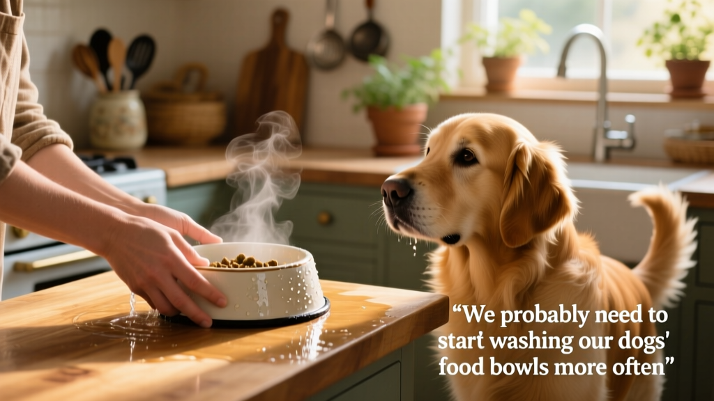 We Probably Need to Start Washing Our Dogs' Food Bowls More Often