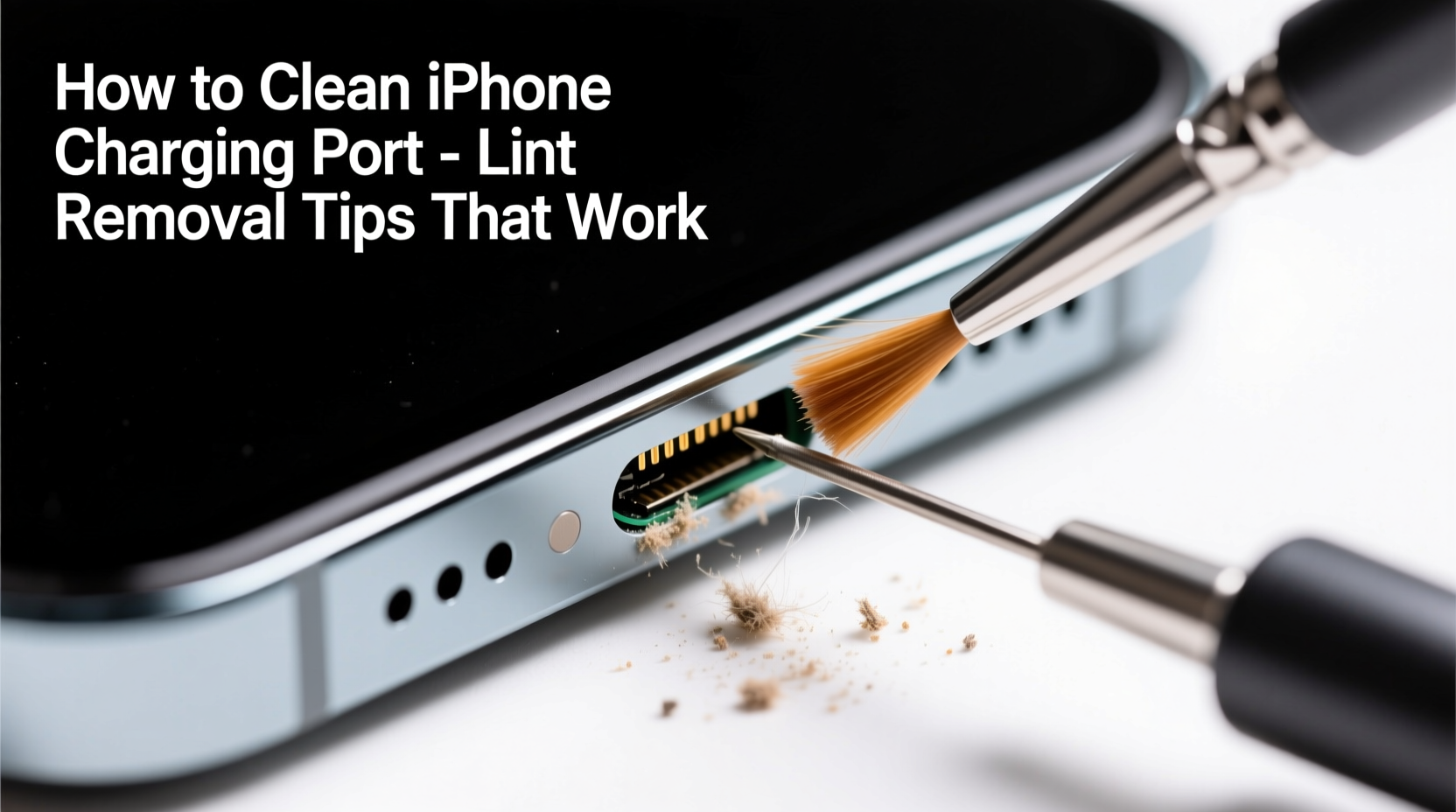 how to clean charging port iphone lint removal tips that work