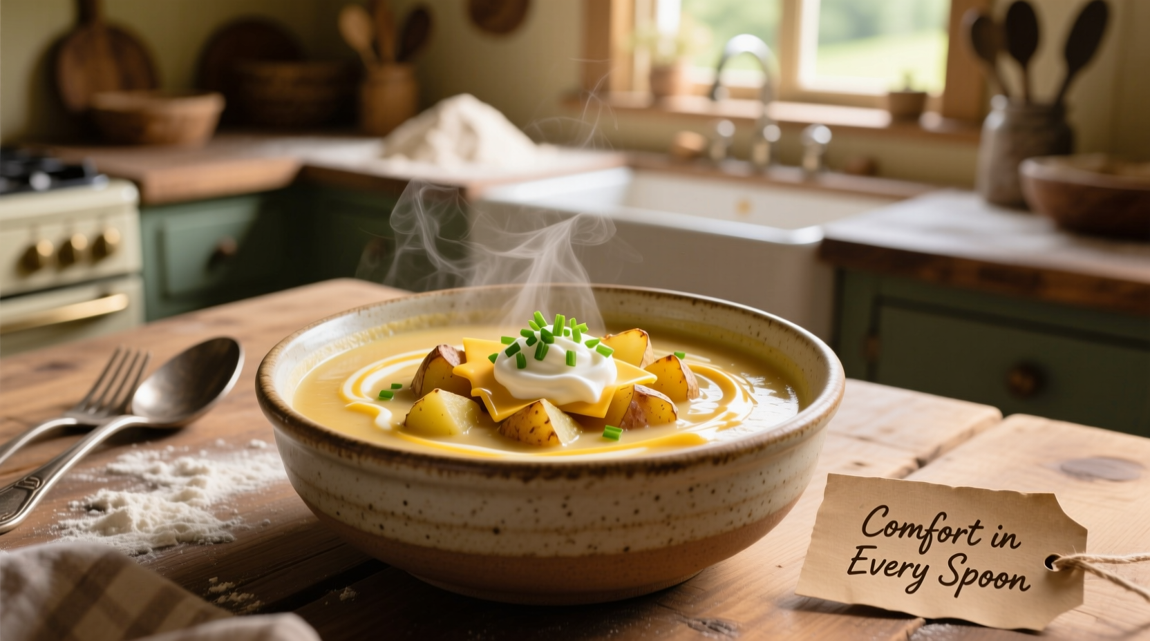 Baked Potato Soup: Rich Flavor Without Heavy Cream