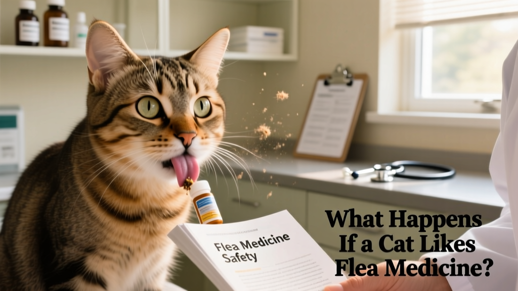 What Happens If a Cat Licks Flea Medicine? Our Vet Answers