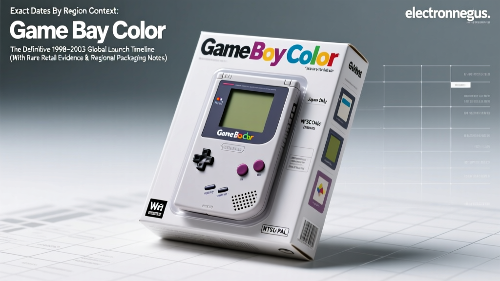 Game Boy Color Exact Dates By Region Context: The Definitive 1998–2003 Global Launch Timeline (With Rare Retail Evidence & Regional Packaging Notes)