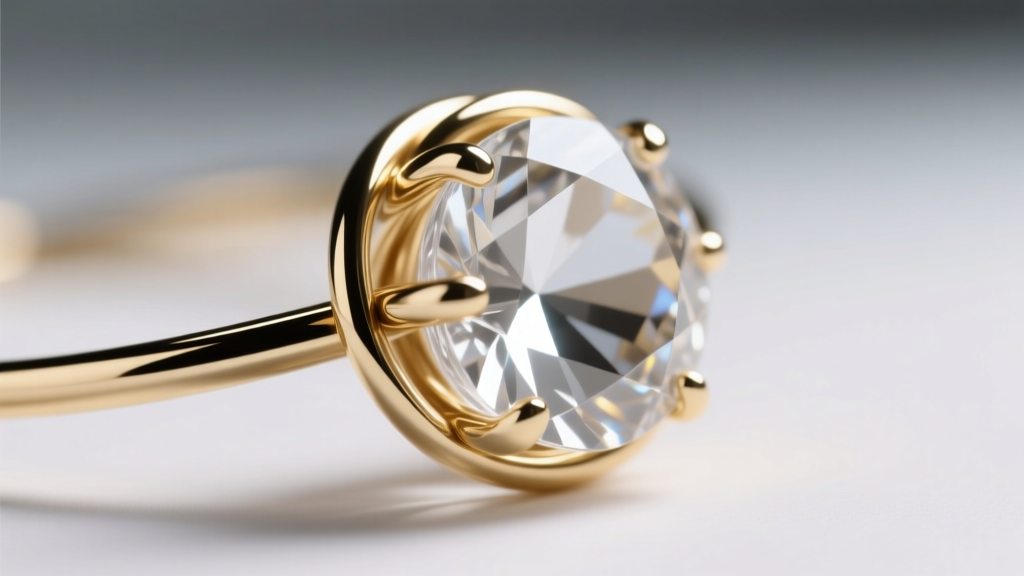 Close-up of 24-gauge gold-filled wire wrapped around a quartz briolette, highlighting the smooth finish and lack of metal flaking