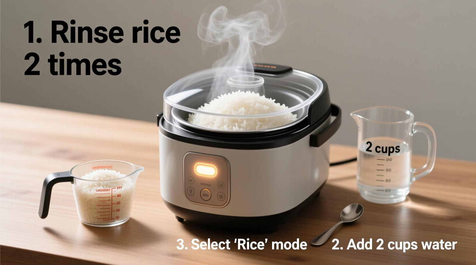 how to cook rice in aroma rice cooker