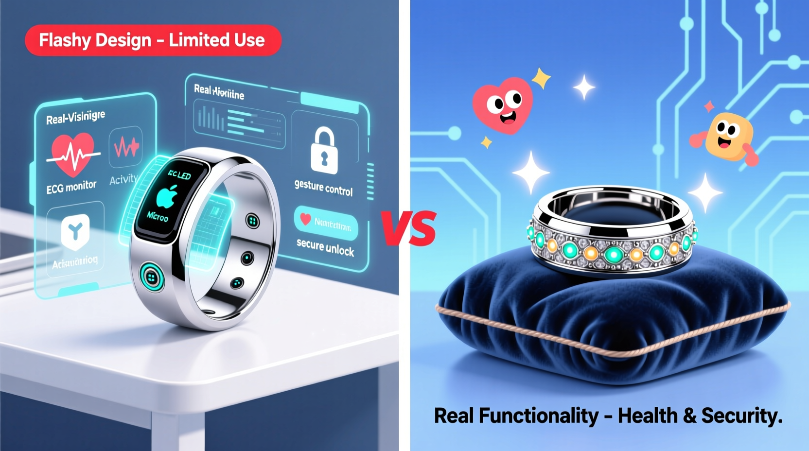 are smart rings useful or just flashy wearables with no real function