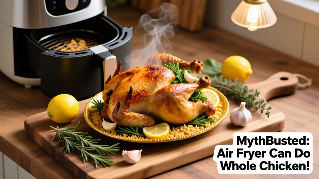 Best Air Fryer Stuffed Whole Chicken Recipe (Myth-Busted!)