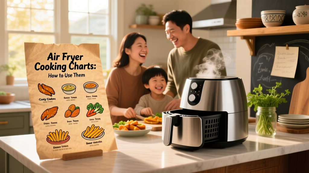 Free Air Fryer Cooking Charts: Find & Use Them Right