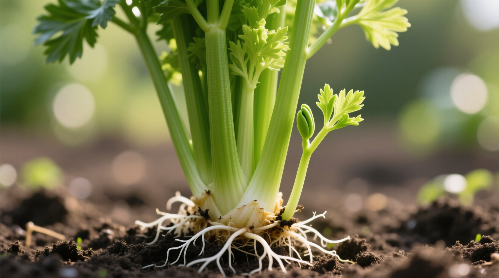 growing celery from a bunch