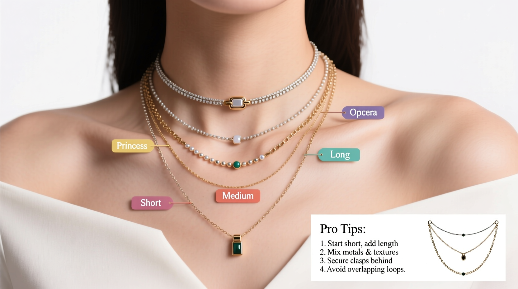 how to layer necklaces without tangling pro styling tricks for every neckline