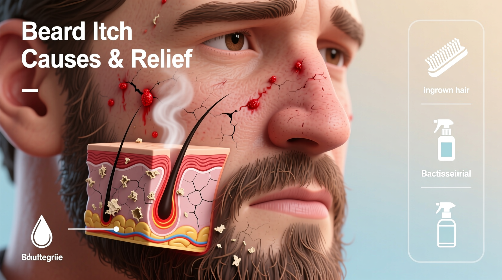 why is my beard itchy and how to stop it quickly