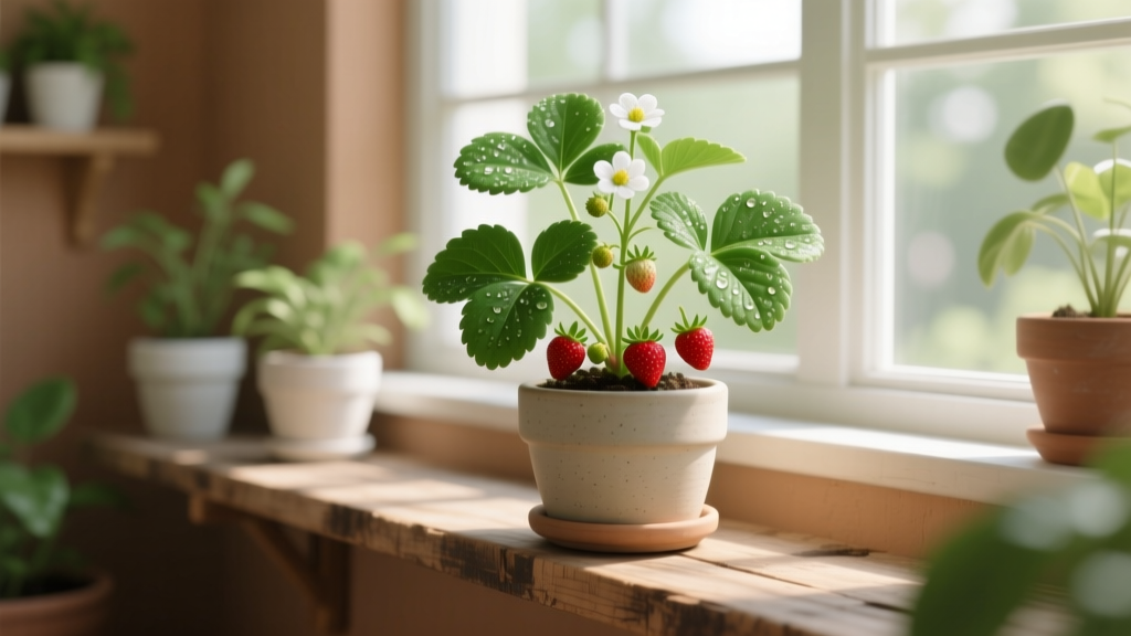 Indoor Strawberries Dropping Leaves? Causes & Fixes