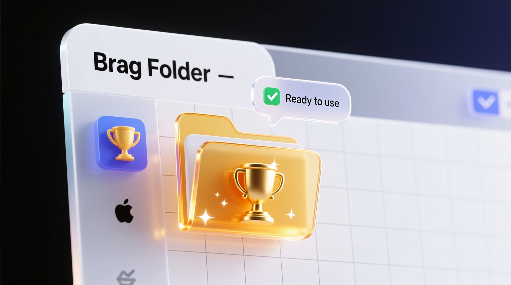 create a brag folder in your inbox for easy resume up