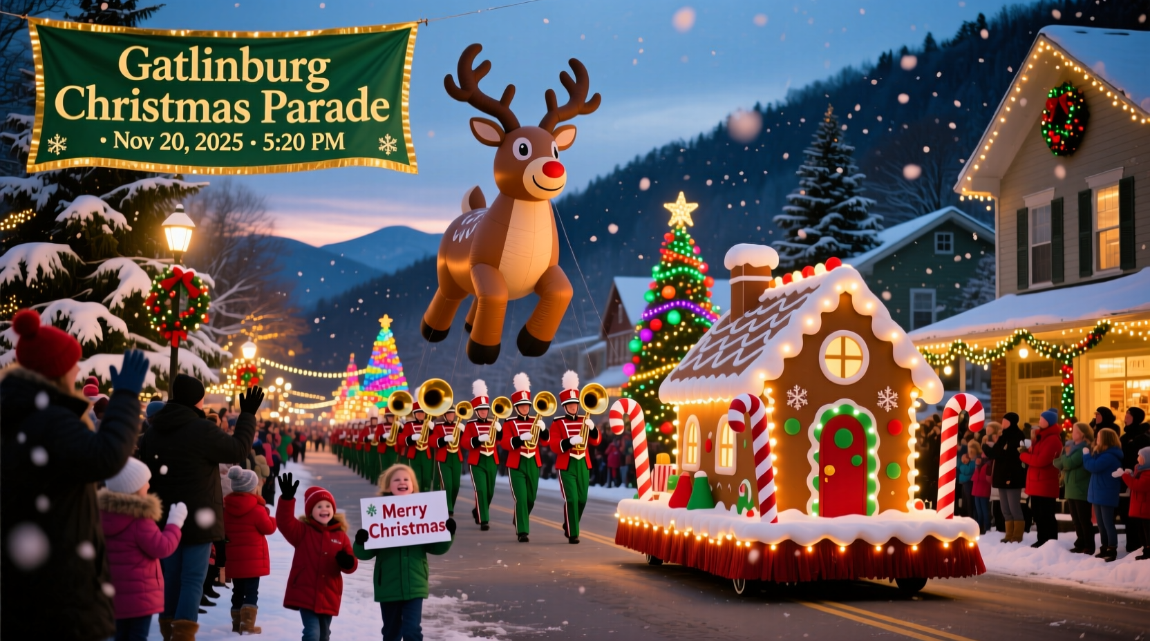 when is the gatlinburg tennessee christmas parade