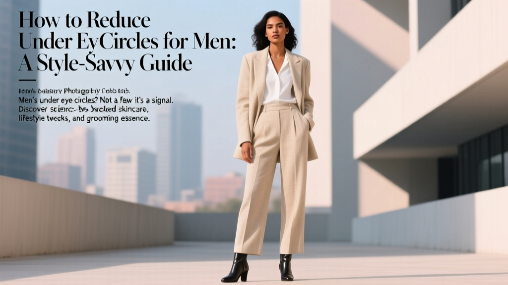 How to Reduce Under Eye Circles for Men: A Style-Savvy Guide
