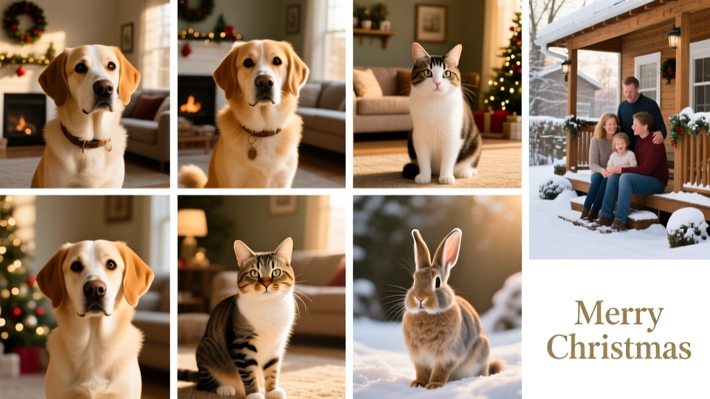 9 Family Christmas Card Photos with Pets That Are Too Pure for This World
