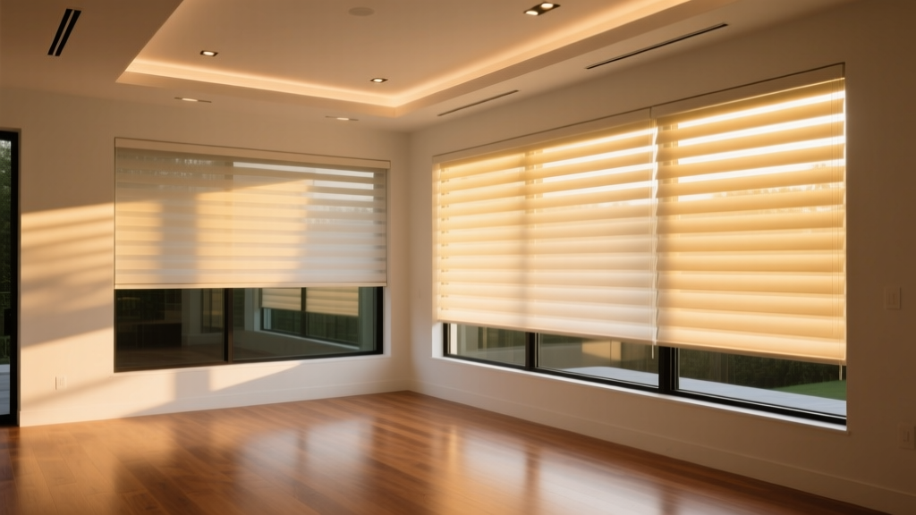 Sunroom Lighting: Motorized Shades + Bioclimatic Design