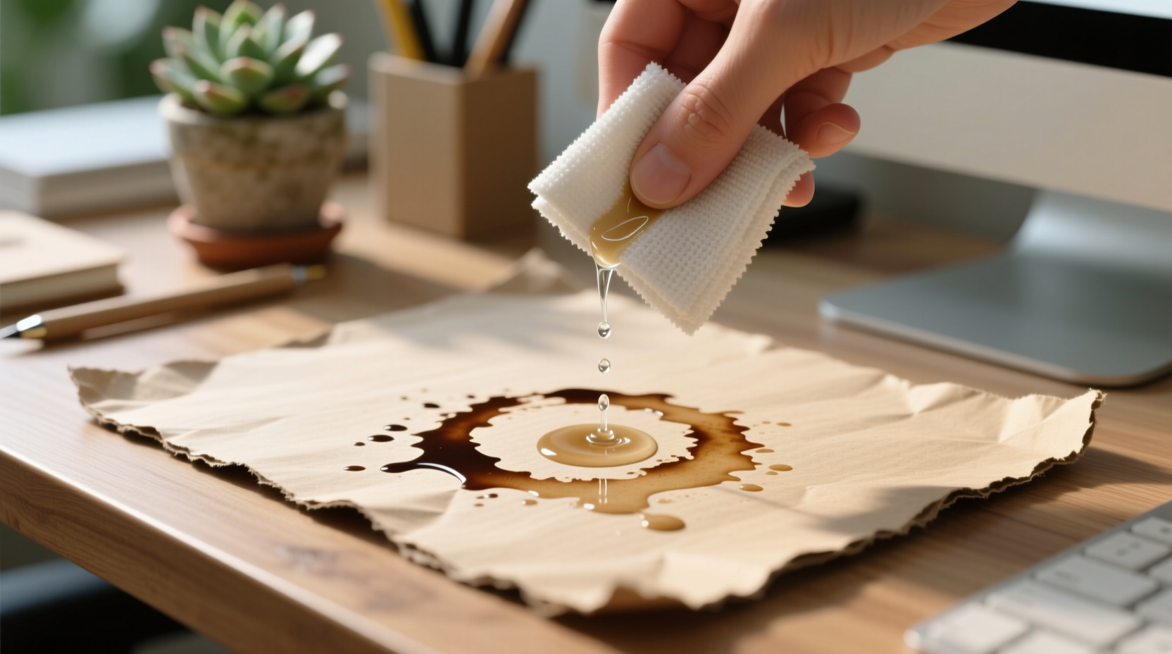 eco friendly cleaning tips remove coffee rings safely